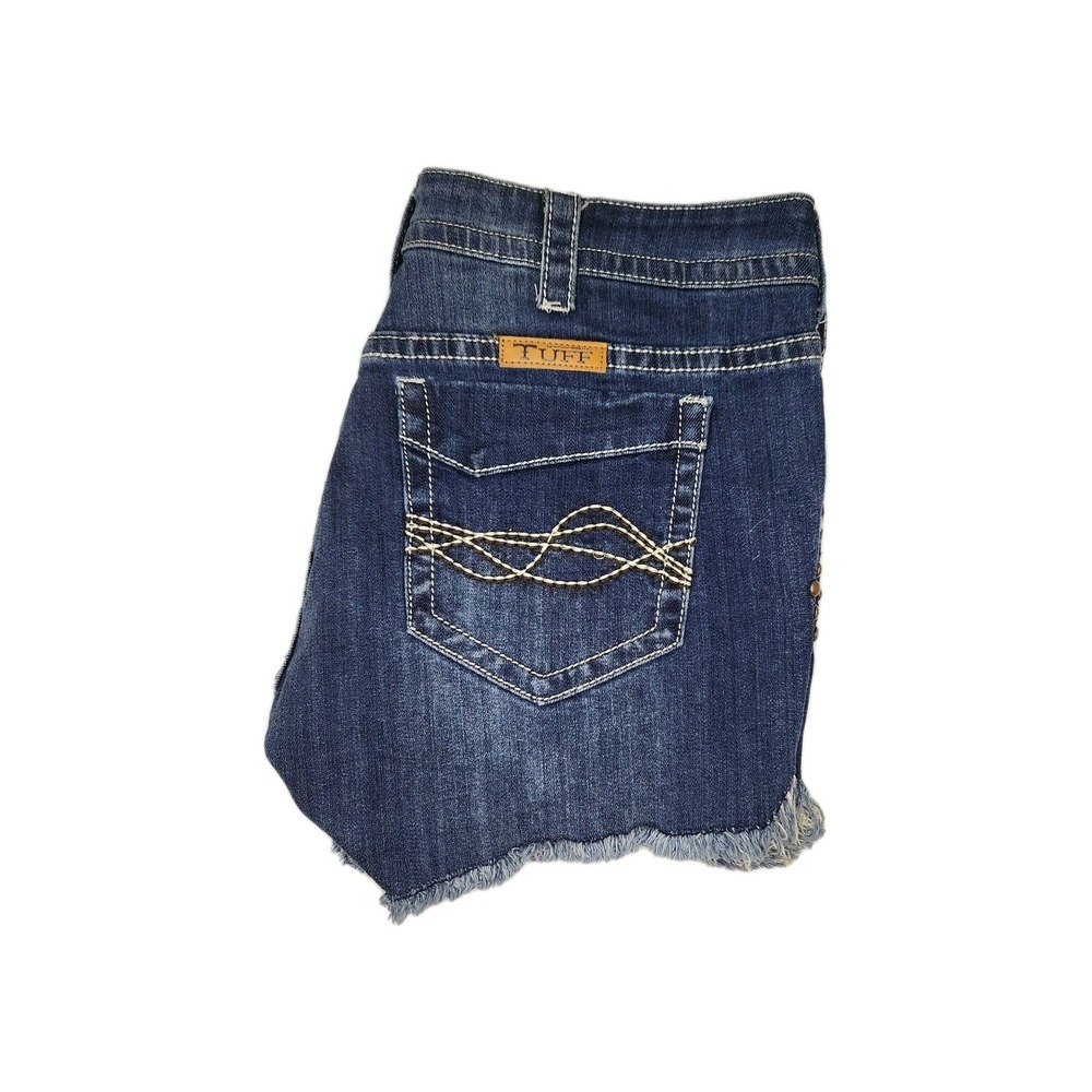 Cowgirl Tuff Sienna Jean Shorts Women's 31 Western Embellished Distressed